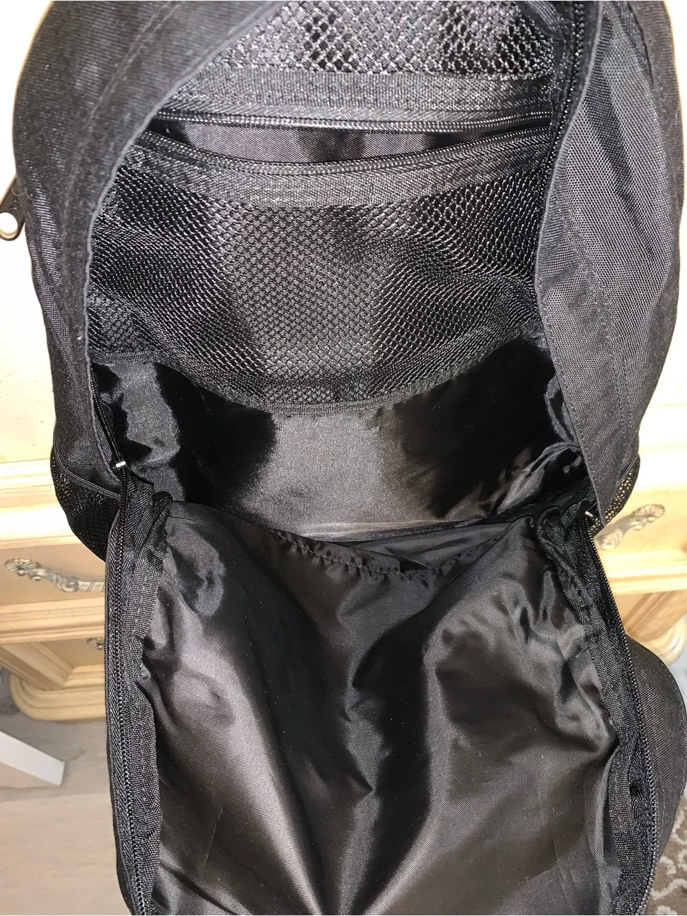 Victoria’s Secret PINK bling iridescent rhinestone campus backpack